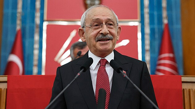 Pedseda tureck Republiknsk lidov strany (CHP) Kemal Kilidaroglu (7. bezna 2023)