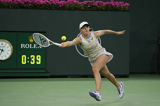 Iga wiateková v semifinále turnaje v Indian Wells.