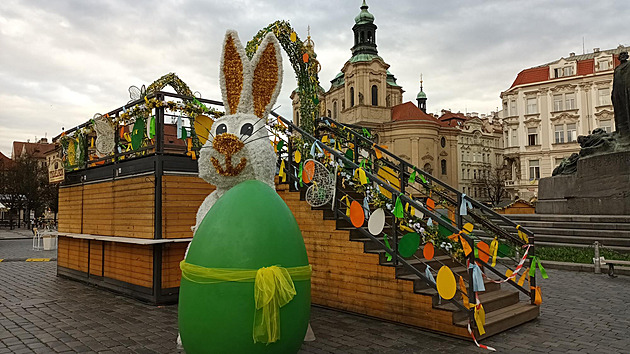<p>Trh na Staroměstském náměstí.</p>