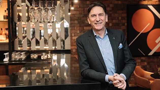 Robert Grader, ředitel hotelu Marriott v Praze. (14. března 2023) Robert Grader, ředitel hotelu Marriott v Praze. (14. března 2023)
