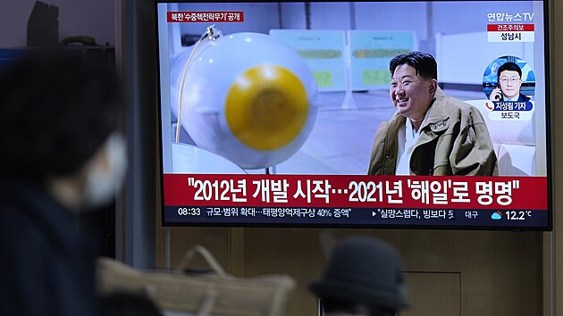 Severn Korea otestovala ton podvodn dron, kter je podle n schopn nst jadernou hlavici, je me vyvolat radioaktivn tsunami. (22. bezna 2023)