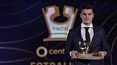 Patrik Schick - nejlepí eský fotbalista za rok 2022.