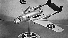 Pvodní projekt XP-59 pedstavoval pístovou stíhaku netradiního konstrukního...
