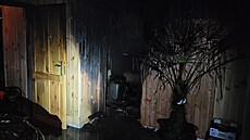 V horské chatě na Ovčárně pod vrcholem Pradědu hořela sauna. (27. března 2023) V horské chatě na Ovčárně pod vrcholem Pradědu hořela sauna. (27. března 2023)