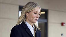Gwyneth Paltrowová po osvobozujícím verdiktu soudu (Park City, 30. bezna 2023)
