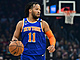 Jalen Brunson z New York Knicks kontroluje balon.