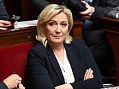 Marine Le Penová v Národním shromádní (4.dubna  2023)