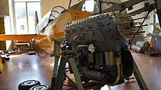 Invertní motor Walter Minor letounu Trenér