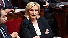 Marine Le Penová v Národním shromádní (4.dubna  2023)