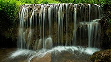 Hájské vodopády nejsou ist pírodním výtvorem, i kdy to tak na první pohled...