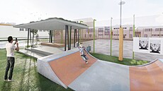 Skatepark navrhovaný u kuimské Základní koly Jungmannova nakonec zastupitelé...