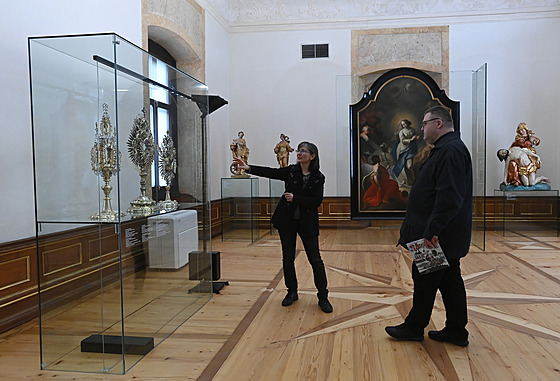 Prohlídka Ardiecézního muzea Olomouc ped jeho pondlním otevením.