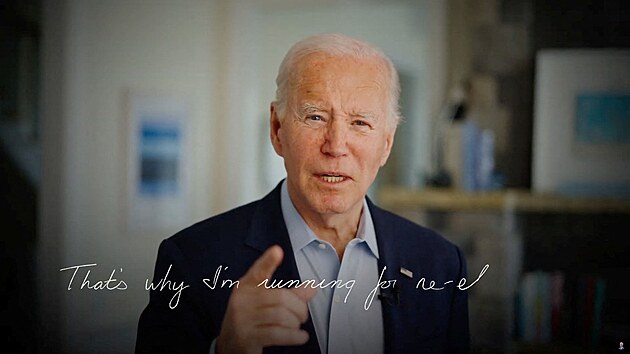 Joe Biden oznmil, e bude znovu kandidovat na prezidenta. (25. dubna 2023)