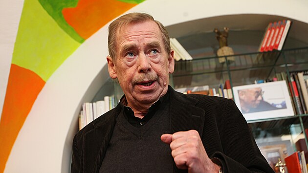 Václav Havel měl kancelář ve Voršilské ulici v Praze. (2010)