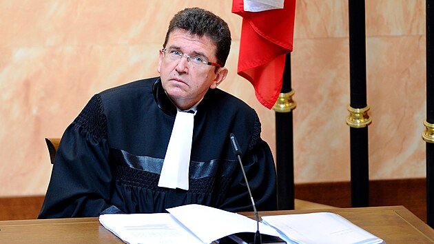 Konc stavn soudce Jaroslav Fenyk. (29. kvtna 2013)