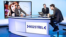 Hosty poadu Rozstel jsou Michal erný (vpravo), editel Odboru základního...