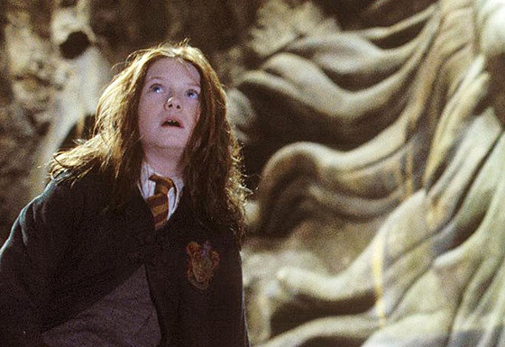 Ginny Weasleyová - Mladí sestra Rona Weasleyho je zamilovaná do Harryho...