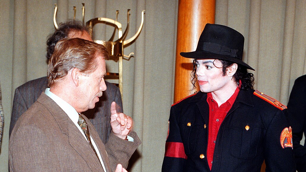 Václav Havel v hovoru s Michaelem Jacksonem
