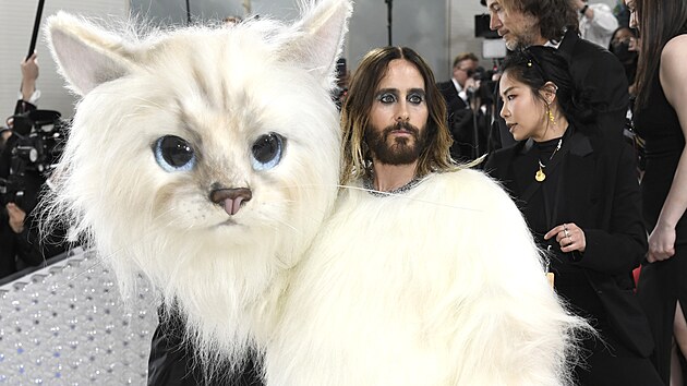 Jared Leto na Met Gala (New York, 1. května 2023)