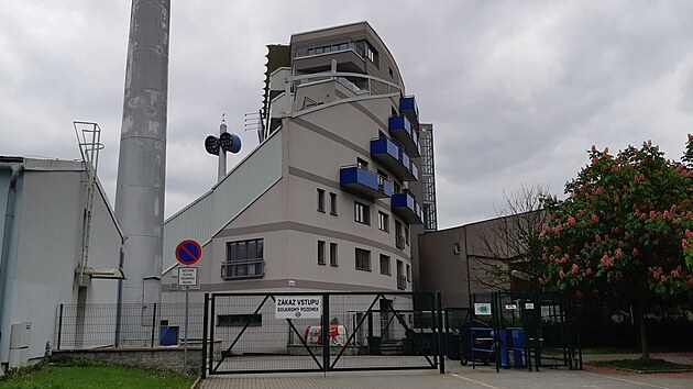 Jiní tribuna olomouckého Androva stadionu, na nm hraje domácí ligová utkání...