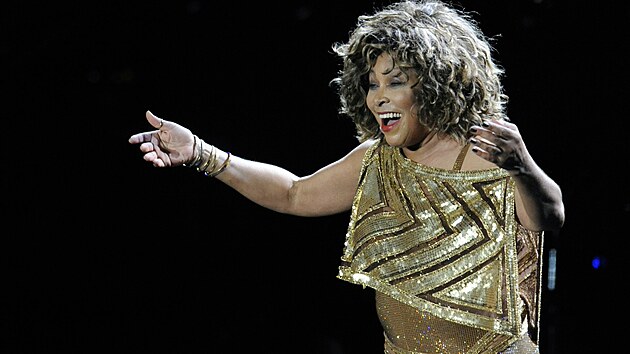 Tina Turnerov pi svm koncertu v Praze. (27. dubna 2009)