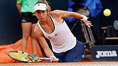 Rakouská tenistka Julia Grabherová na turnaji v Rabatu. Rakouská tenistka Julia Grabherová na turnaji v Rabatu.