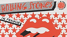 Plakát k prvnímu koncertu Rolling Stones v esku od Karla Halouna