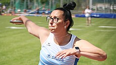 Plzeňská diskařka Barbora Tichá během extraligových závodů Plzeňská diskařka Barbora Tichá během extraligových závodů
