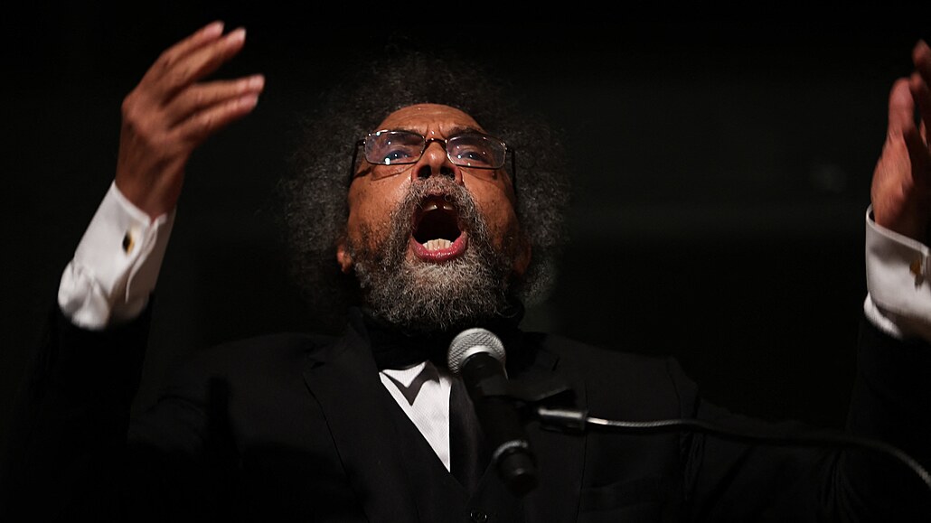 Profesor Cornel West práv vyhlásil kandidaturu za Lidovou stranu. Lidé jako on...
