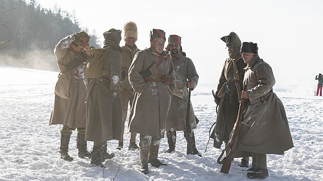 Natáčení traileru ke hře The Last Train Home, která přenáší hráče na nehostinnou Sibiř, kde jako českoslovenští legionáři cestují vlakem do Vladivostoku.