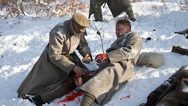 Natáčení traileru ke hře The Last Train Home, která přenáší hráče na nehostinnou Sibiř, kde jako českoslovenští legionáři cestují vlakem do Vladivostoku.