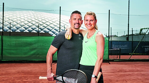 Lucie Šafářová a Tomáš Plekanec