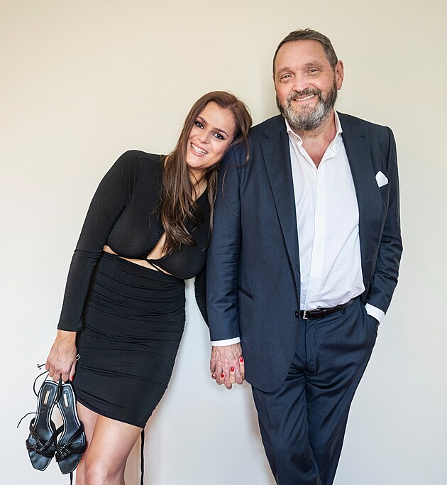 Ornella Koktov&aacute; a Josef Kokta (Karlovy Vary, 3. července 2023)