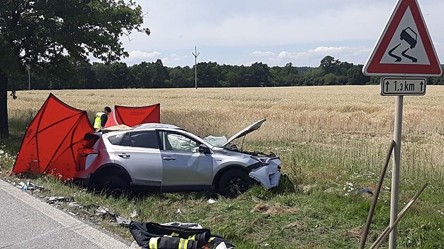 Tragická nehoda se stala nedaleko Třeboně na hlavním tahu ve směru na Lišov a České Budějovice.