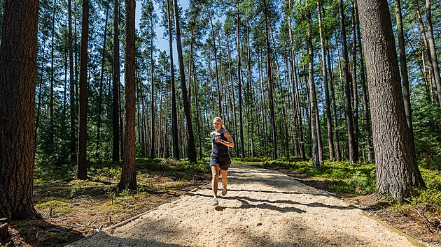 Běžecký okruh v Hradci Králové otestovala bývalá atletka a lyžařka Eva Vrabcová Nývltová.