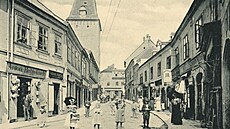 Kalcherova (Kollárova) ulice na konci 19. století