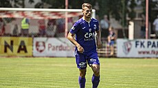 Obránce FK Pardubice Michal Surzyn.