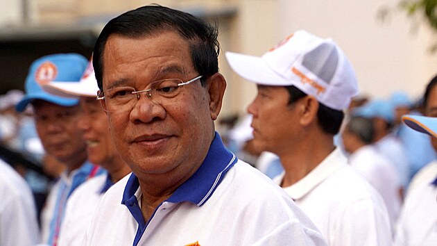 Kambodsk premir Hun Sen je u moci od roku 1985. (1. ervence 2023)