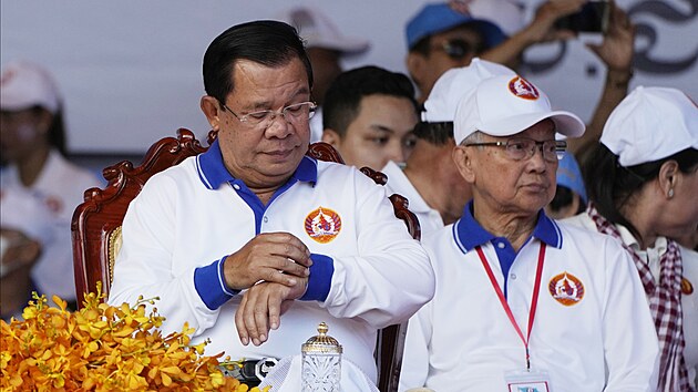 Kambodsk premir Hun Sen je u moci od roku 1985. (1. ervence 2023)