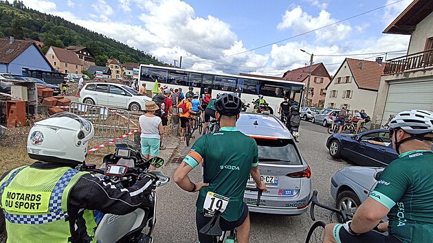 Na trati dvacáté etapy Tour de France 2023