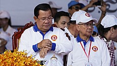 Kambodský premiér Hun Sen je u moci od roku 1985. (1. ervence 2023)