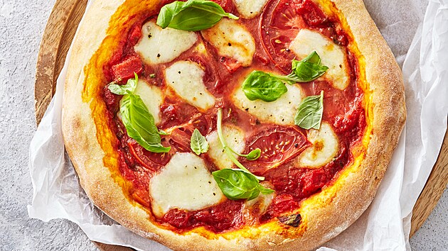 Domácí pizza Margherita