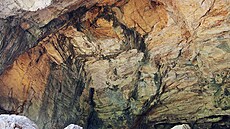 Na stnách portálu jeskyn hnízdí behule skalní a rorýsi.