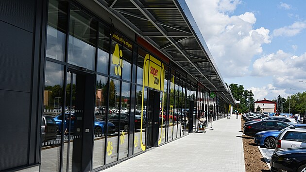 Nov obchodn centrum v Blansku funguje od konce ervna, prodejna Lidl m otevt na zatku listopadu.