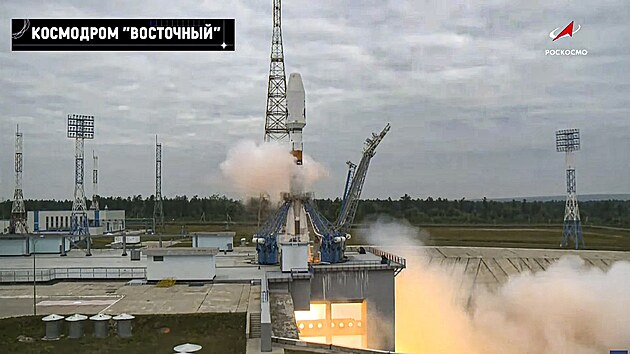 Rusko vyslalo z kosmodromu Vostonyj raketu Sojuz 2.1b s modulem Luna-25, kter m pistt na Msci.
