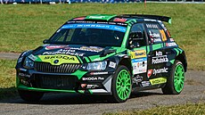 Dominik Stříteský a Jiří Hovorka na trati Barum rallye Zlín Dominik Stříteský a Jiří Hovorka na trati Barum rallye Zlín