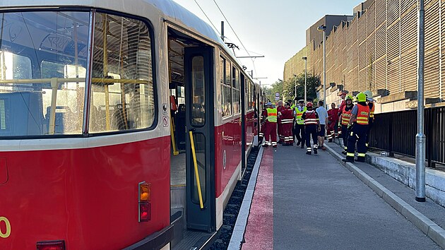 Kolize tramvají 24. srpna 2023