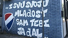 Dal jsem ti celé své mládí. Graffiti na záhebském sídliti Ferenica, které...