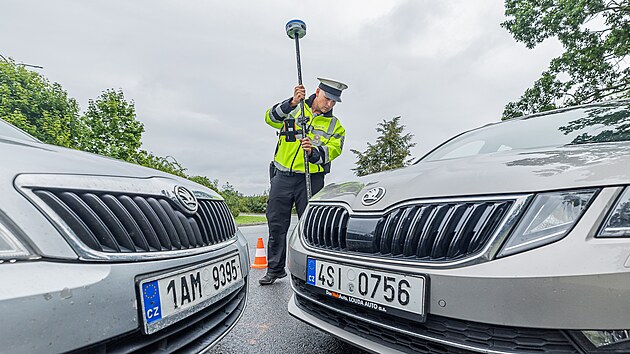 Policisté mají nové měřící tyče