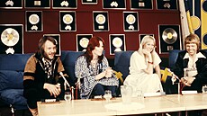 Skupina ABBA na tiskové konferenci